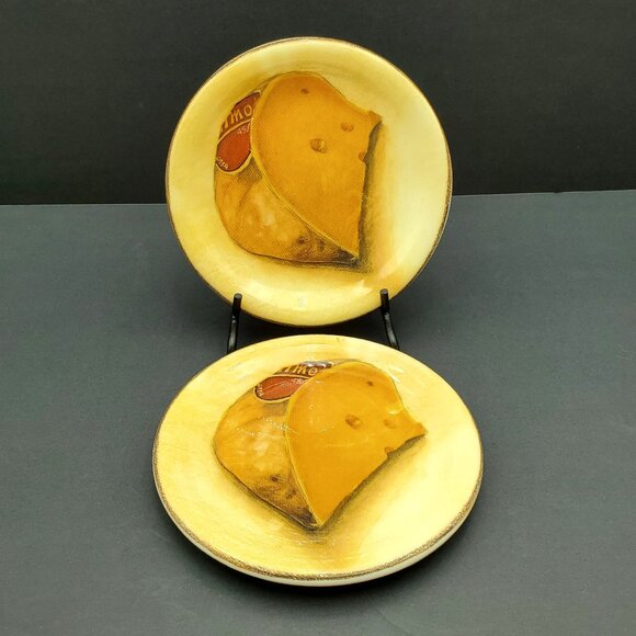 Williams-Sonoma Fromage Individual Cheese Plates Appetizer Charcuterie Plates - Picture 1 of 6